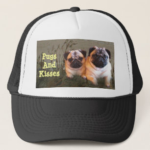 Pugs and Kisses Hat