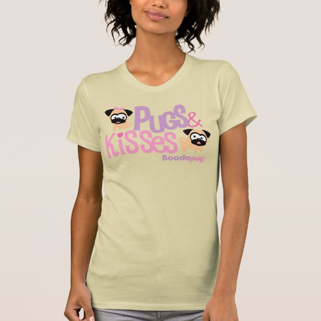 Pugs and Kisses Logo Tee (Front)