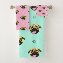 Pugs Baby Pink And Mint