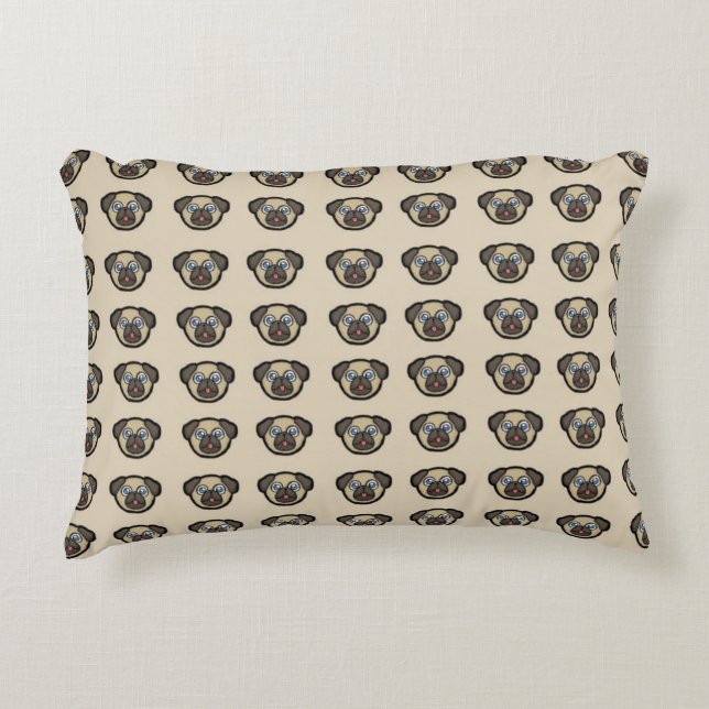Pugs Decorative Cushion (Front)