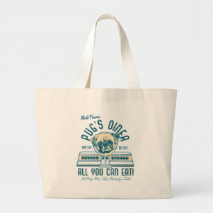 Pug's Diner Retro Vintage Style Beach Bags