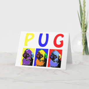 Pugs Holiday Card