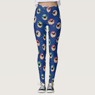 Pugs In The Stars Pattern Leggings
