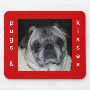Pugs & Kisses Mousepad