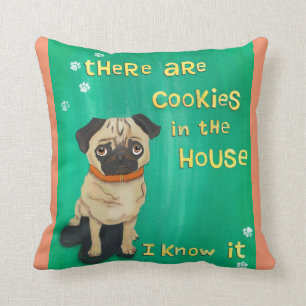 Pugs Know - Funny Gift for Dog Lovers Cushion