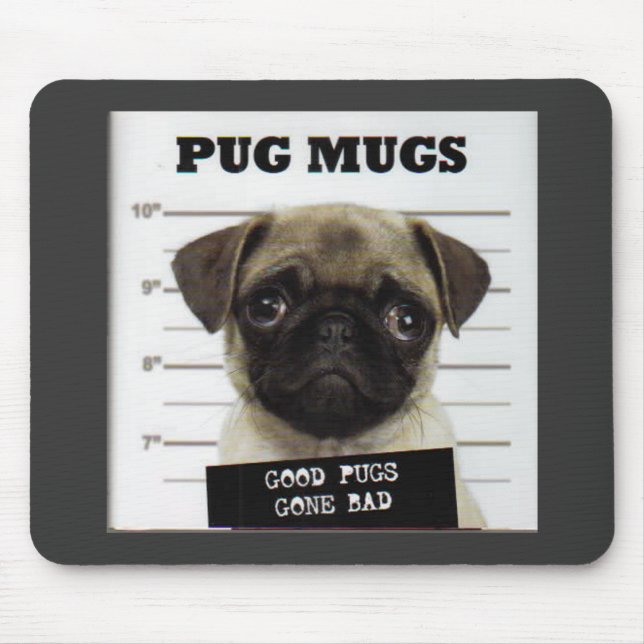 Pugs Mouse Mat (Front)