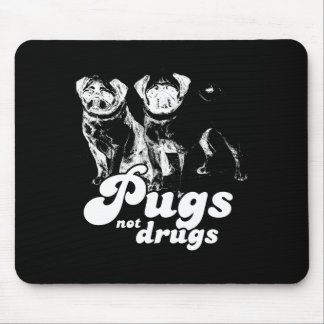 PUGS NOT DRUGS 2 T-shirt Mouse Mat