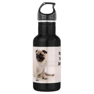 Pugs Not Drugs 532 Ml Water Bottle