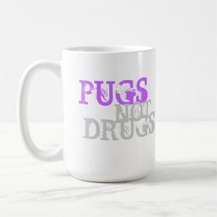 PUGS NOT DRUGS II COFFEE MUG