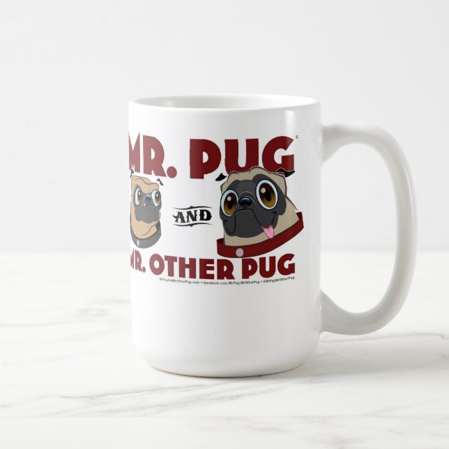 Pugs on a mug (Right)