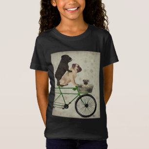Pugs on Bicycle T-Shirt