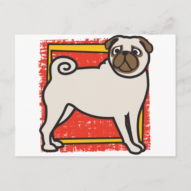 Pugs Postcard (Front)