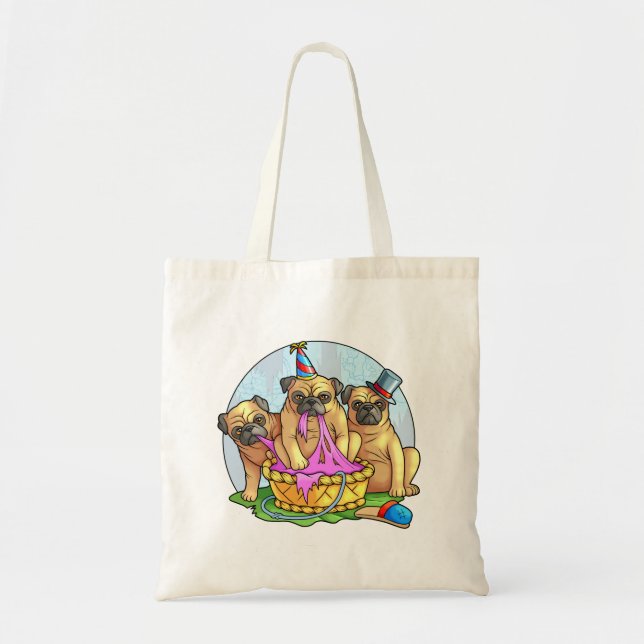 pugs tote bag (Front)