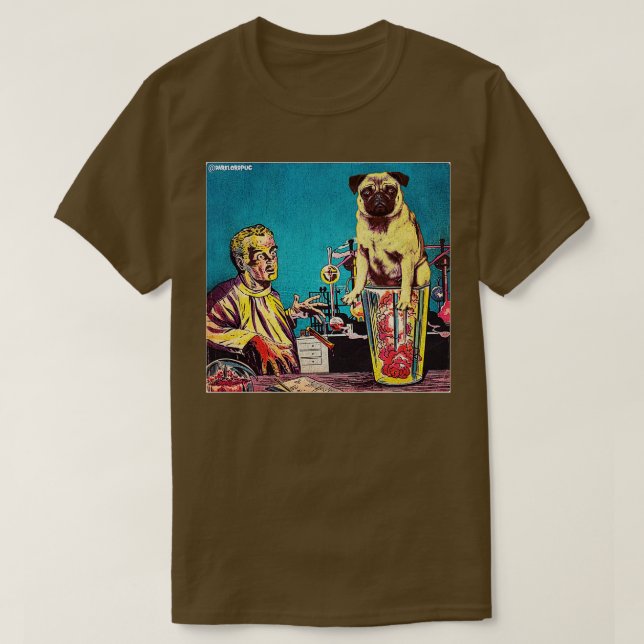 Pugscientist T-Shirt (Design Front)