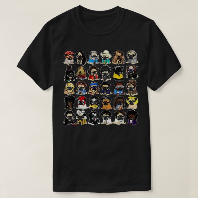 pugsicians T-Shirt (Design Front)