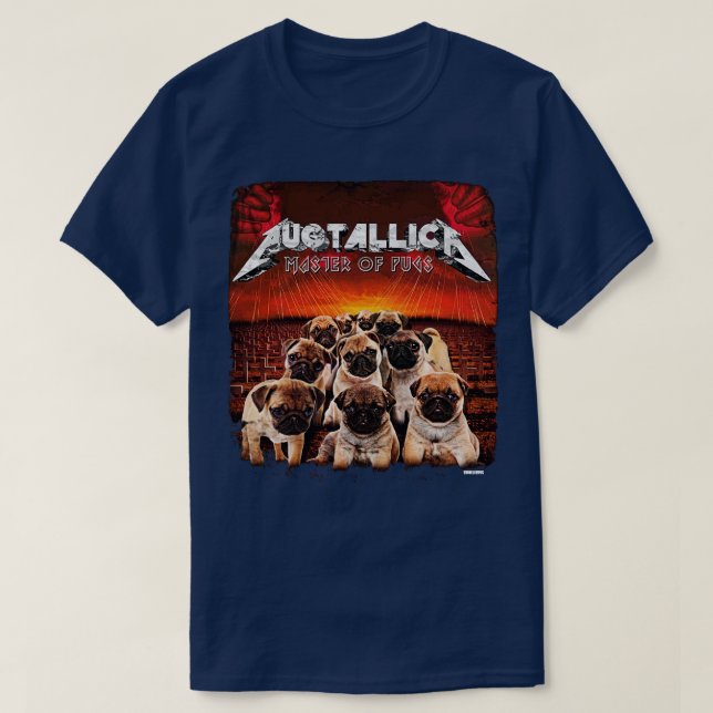 Pugtallica 2 T-Shirt (Design Front)