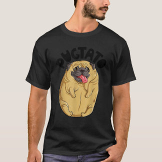 Pugtato Pug Potato Dog Lovers Costume Funny Meme G T-Shirt