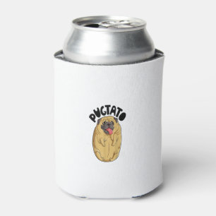 Pugtato Pug Potato Shirt Dog Lovers Costume Funny  Can Cooler