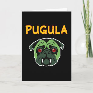 Pugula the Vampire Dog (blank) Card