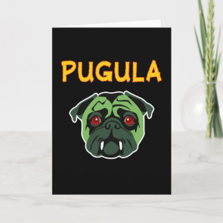 Pugula the Vampire Dog (blank) Card