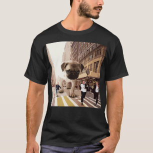 PUGZILLA  Funny Pug  for Dog lovers to Halloween T-Shirt
