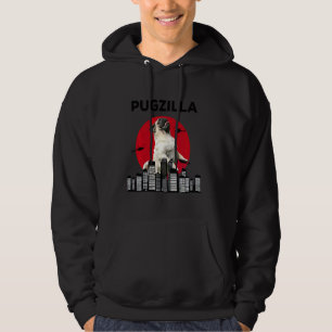 Pugzilla Pug Mum Pug Dad Pug Pug Animal Hoodie