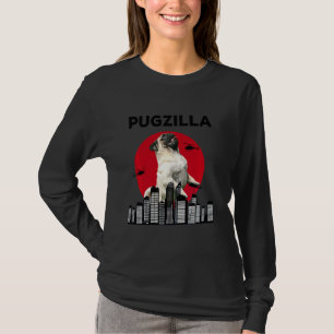 Pugzilla Pug Mum Pug Dad Pug Pug Animal T-Shirt