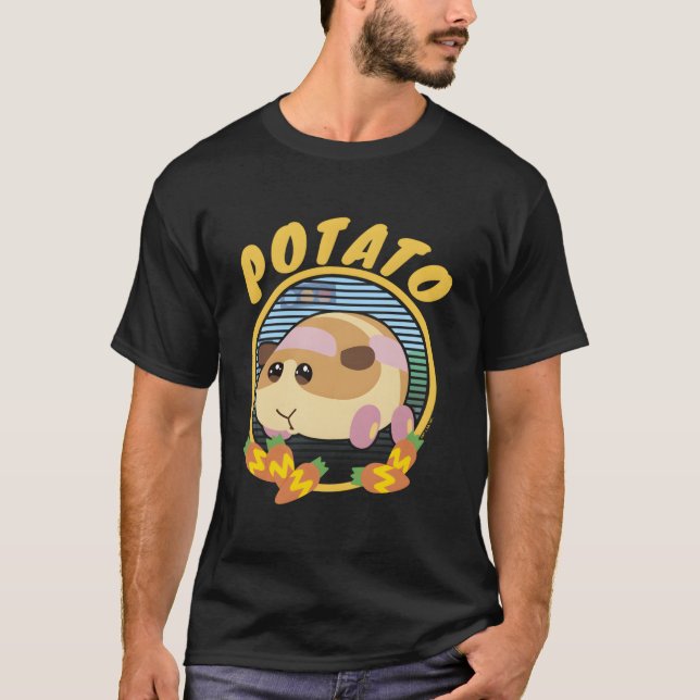 Pui Pui Molcar Potato Circle Portrait T-Shirt (Front)