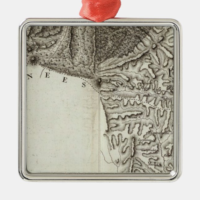 Puigcerda Metal Tree Decoration (Front)