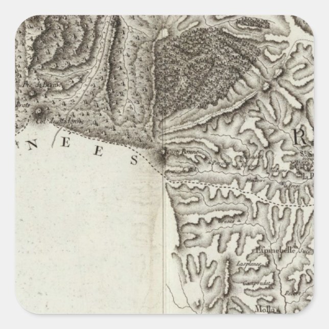 Puigcerda Square Sticker (Front)