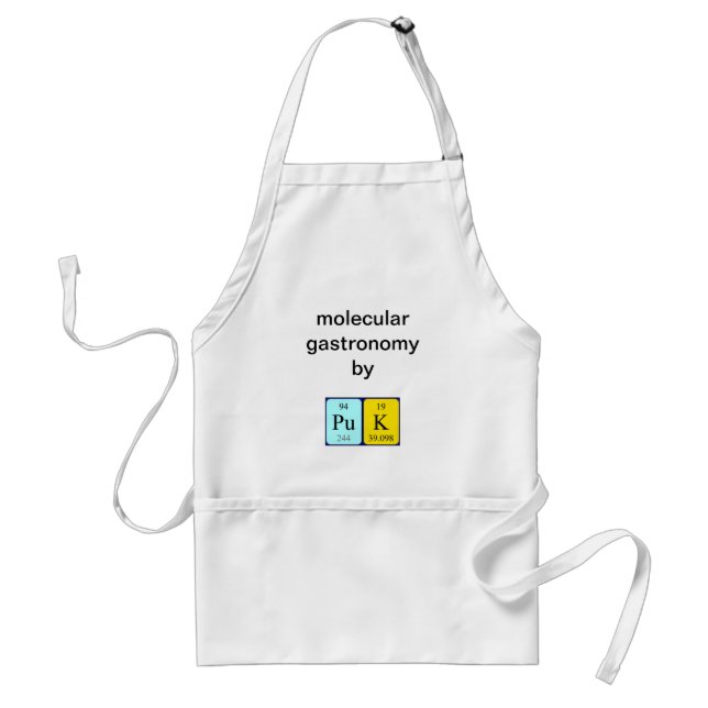 Puk periodic table name apron (Front)