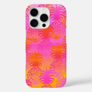 Pukana Hawaiian Pineapple Sunset Blend Pink iPhone 16 Pro Case