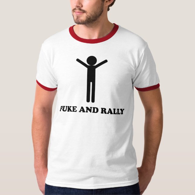 Puke and Rally T-Shirt (Front)