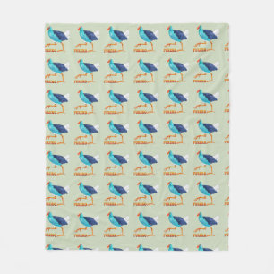 Pukeko Fleece Blanket