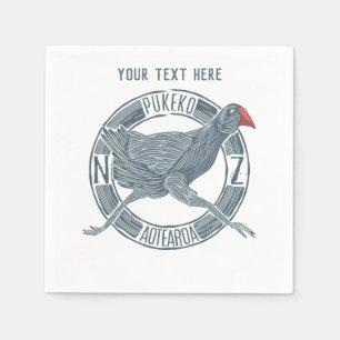 Pukeko NZ bird Napkin