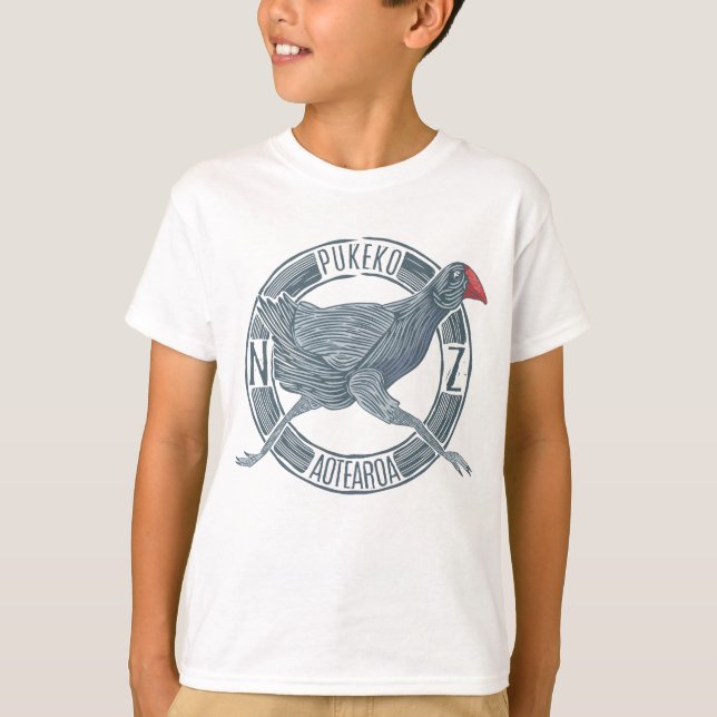 Pukeko NZ bird T-Shirt (Front)
