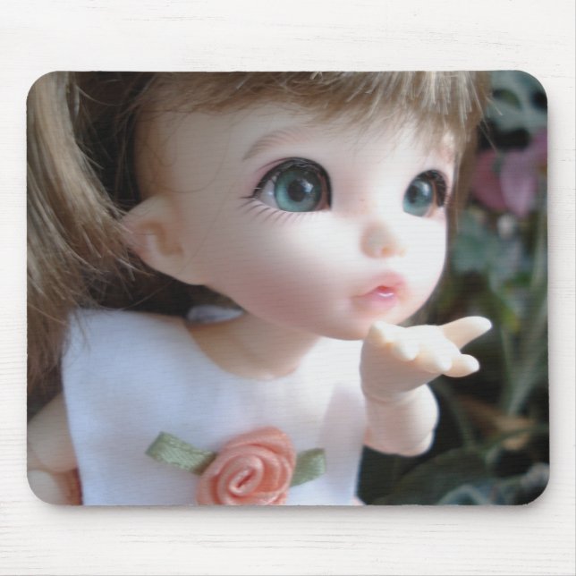 Pukifee Blowing a Kiss Mouse Mat (Front)