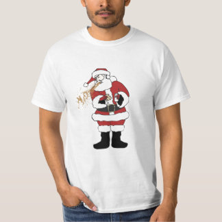Puking Santa T-shirt
