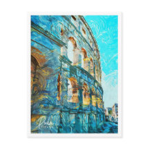 Pula Croatia Beautiful Oil Paint Landscape