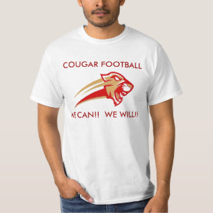 Pulaski County Cougar Football T-Shirt