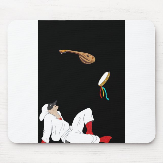 pulcinella b mouse mat (Front)