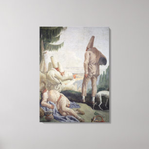 Pulcinella on Holiday Canvas Print