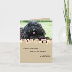 Puli Birthday Greeting Card