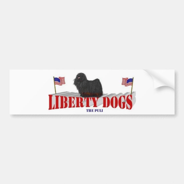 Puli Bumper Sticker (Front)