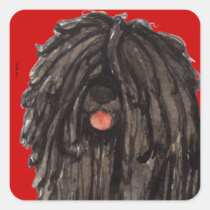 Puli Colour Block Square Sticker