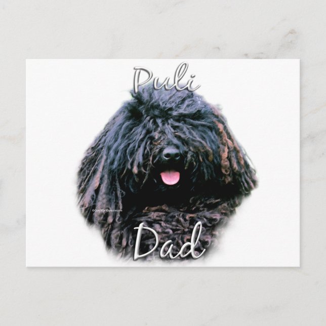 Puli Dad 2 Postcard (Front)