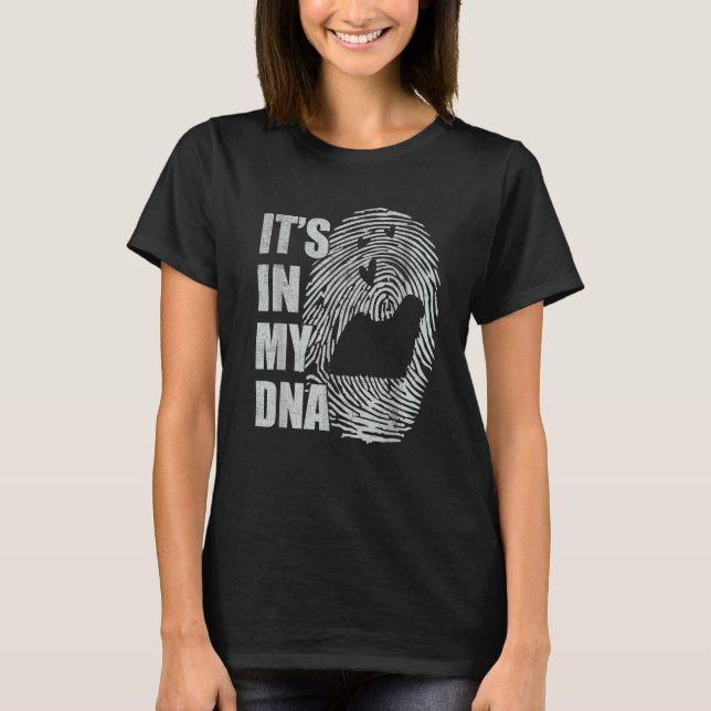 Puli DNA Dog Mom Dad Dog T-Shirt (Front)