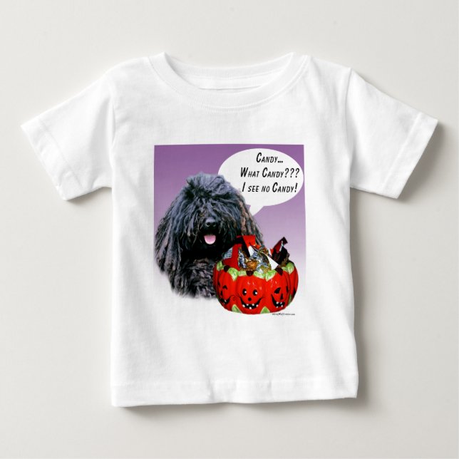 Puli Halloween Candy Baby T-Shirt (Front)