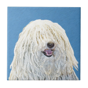 Puli Painting - Cute Original Dog Art Tile