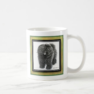 Puli Puppy Art by Glenda Harlan Coffee Mug